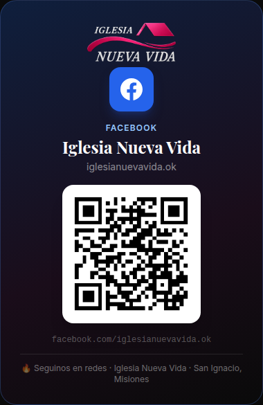 Flyer Facebook Iglesia Nueva Vida
