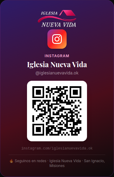 Flyer Instagram Iglesia Nueva Vida