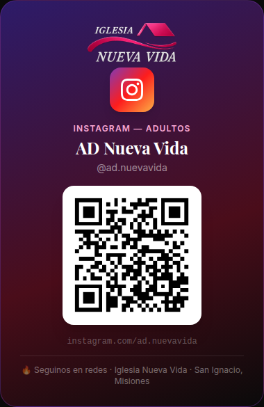 Flyer Instagram AD Nueva Vida