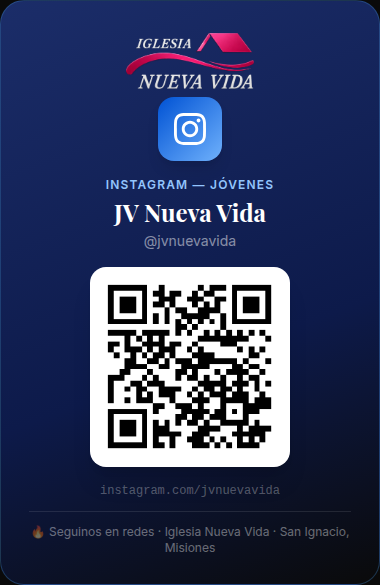 Flyer Instagram JV Nueva Vida